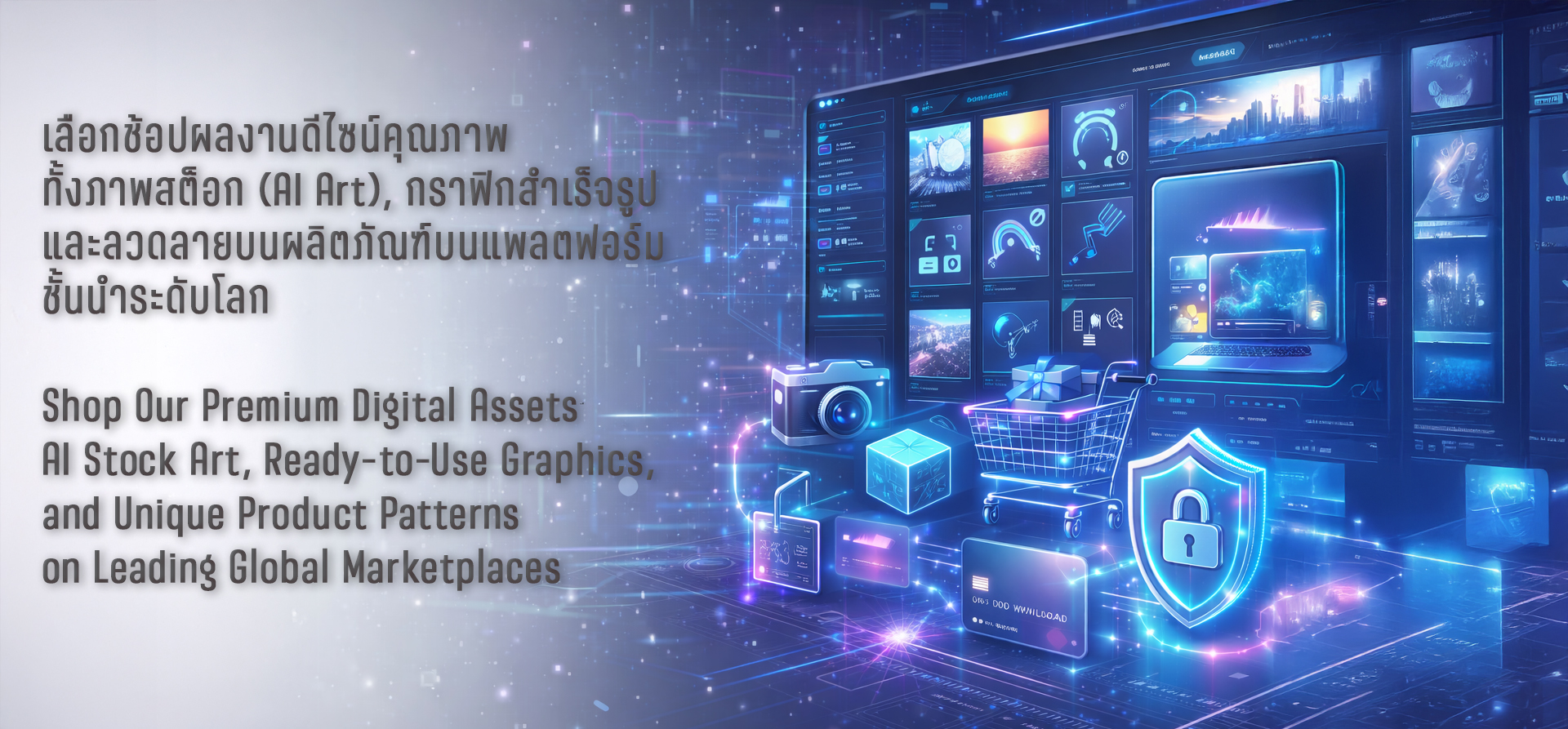 รับออกแบบภาพสต็อกและกราฟิกสำเร็จรูป